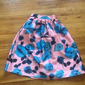 Day and Night Floral Midi Skirt